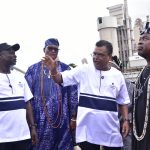Dangote Cement Ibese Banishes 3-Year Blackout, Lights Up 21 Communities in Yewaland  …donates electrical materials for electricity restoration